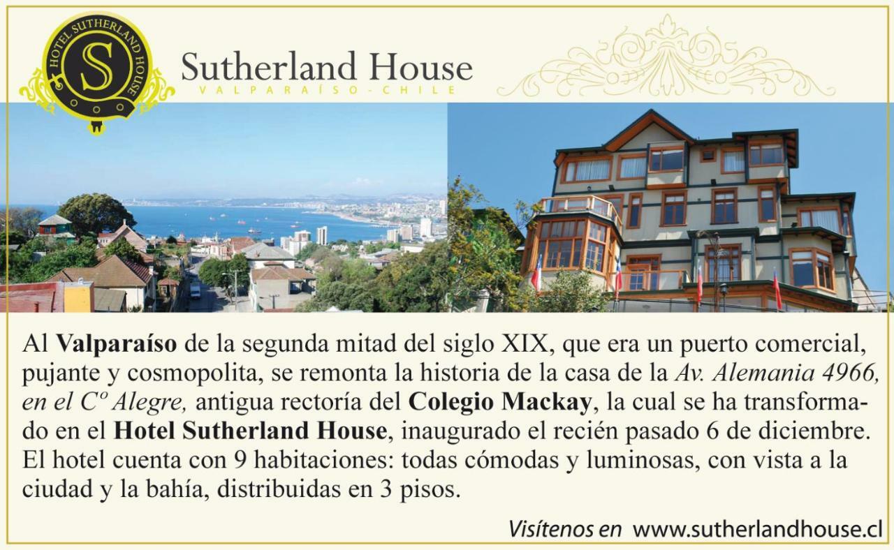 וואלפאראיסו Sutherland House מראה חיצוני תמונה